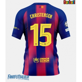 Barcelona Andreas Christensen #15 Tricou Fotbal Replică 2025-26 Barbati Acasa